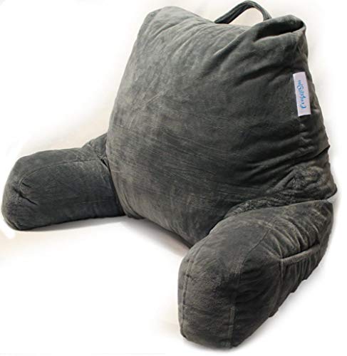 ComfortSpa Reading Pillow Bed Wedge with Arms and Pockets ComfortSpa Reading Pillow Bed Wedge with Arms and Pockets